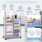 Rolling Storage Cart 15 Drawer Organizer With Wheels Craft Office Supply Organizer Steel Frame Multicolor Drawers